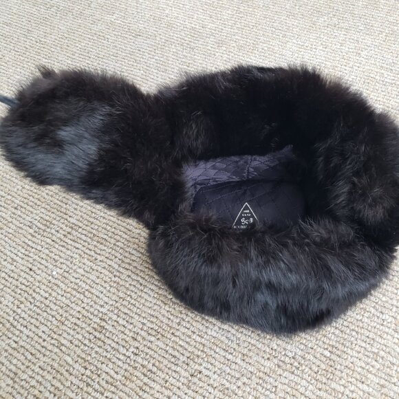 Russian Mink Fur Hat - Ushanka Rot Front - www.bongoclub.cl display picture 1